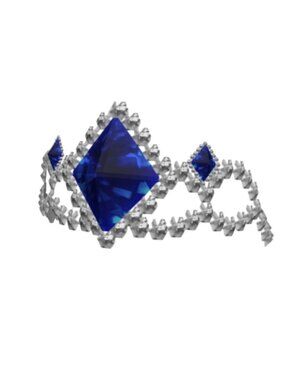 NIB Roblox BLUE DIAMOND TIARA CODE w/ Wedding Bride Celebrity Series 1 Figure